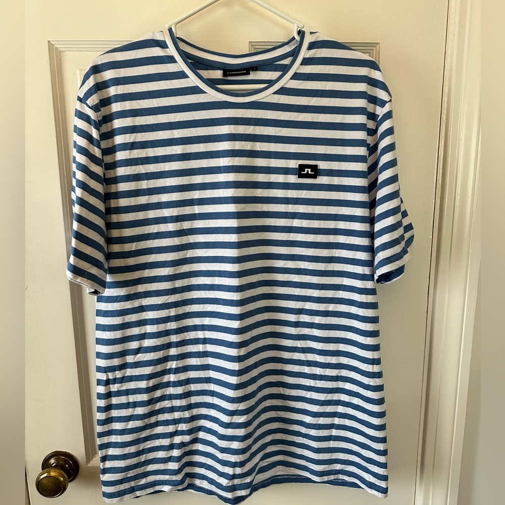 J. Lindeberg Striped T-Shirt